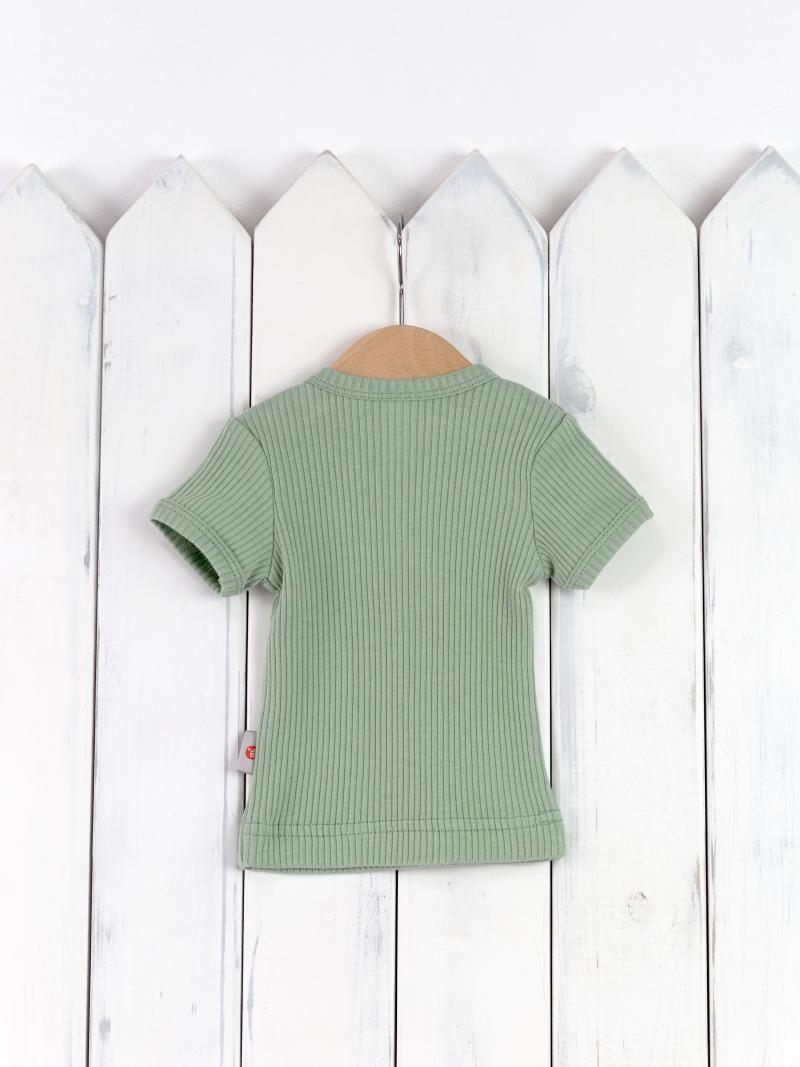 картинка Футболка детская Baby Boom Ф68/2-И Серебристо зеленый я704 от магазина детских товаров ALiSa