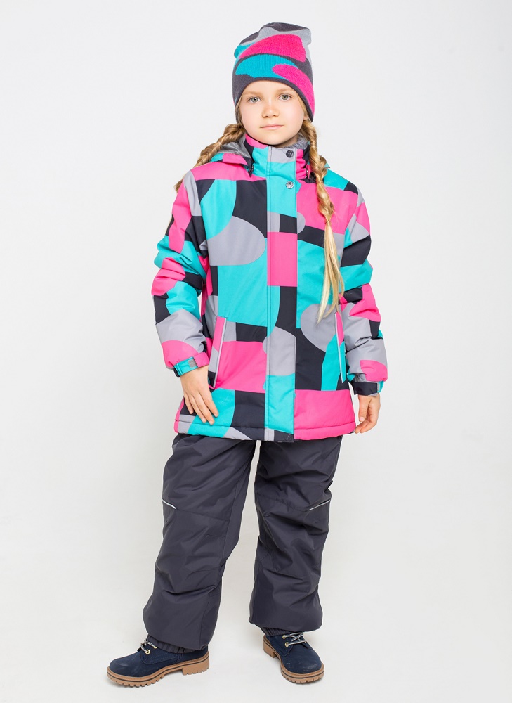картинка Куртка зимняя для девочки Crockid ВК 38029/н/1 БЮ от магазина детских товаров ALiSa