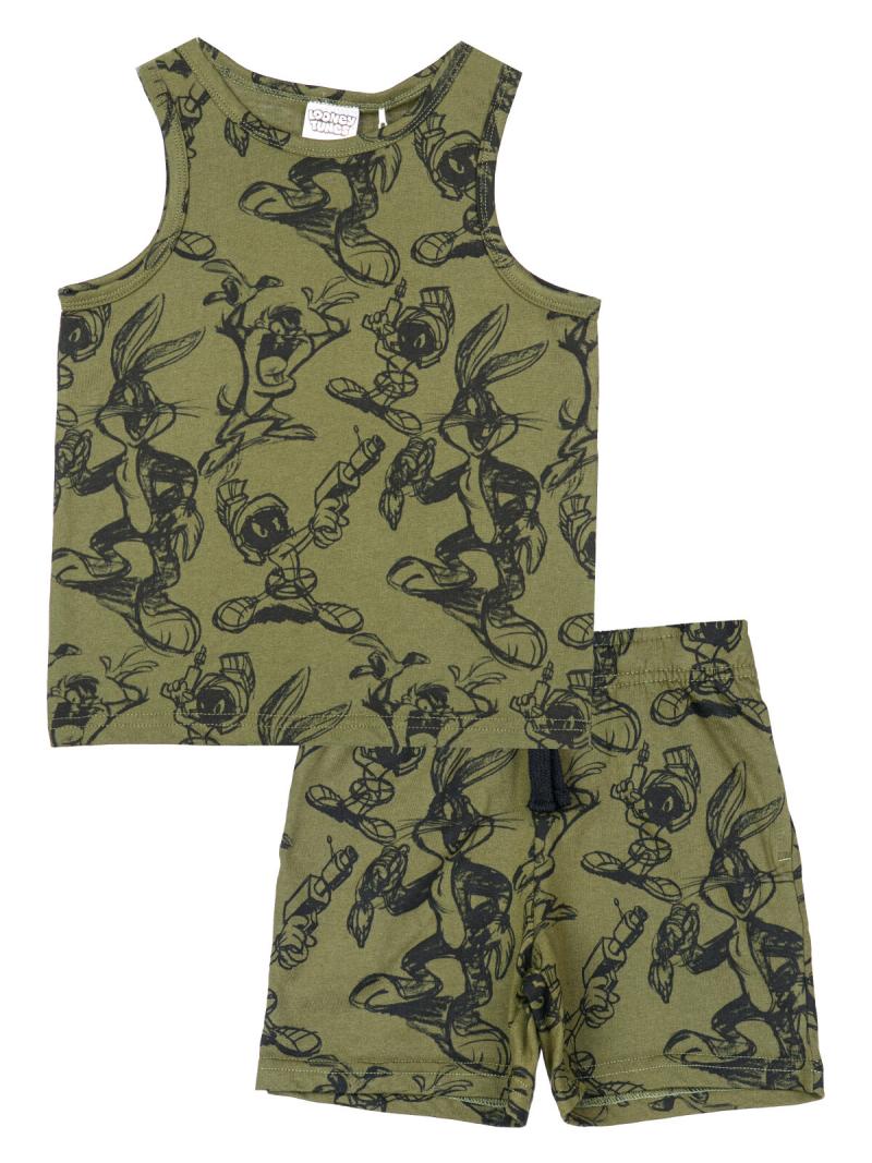 картинка Пижама для мальчика PL 12432006 Черный, хаки от магазина детских товаров ALiSa