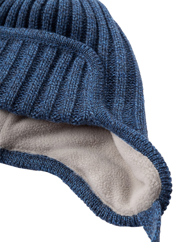 картинка Шапка ушанка утепленная для мальчика NIKASTYLE 11з15924 Джинсовый от магазина детских товаров ALiSa