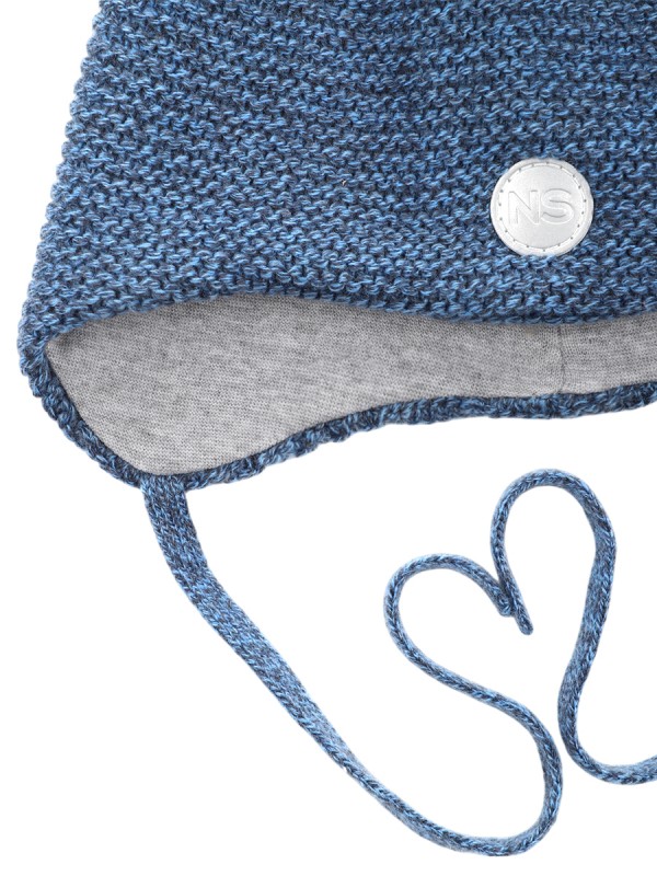 картинка Шапка утепленная для мальчика NIKASTYLE 11з15524 Джинсовый от магазина детских товаров ALiSa