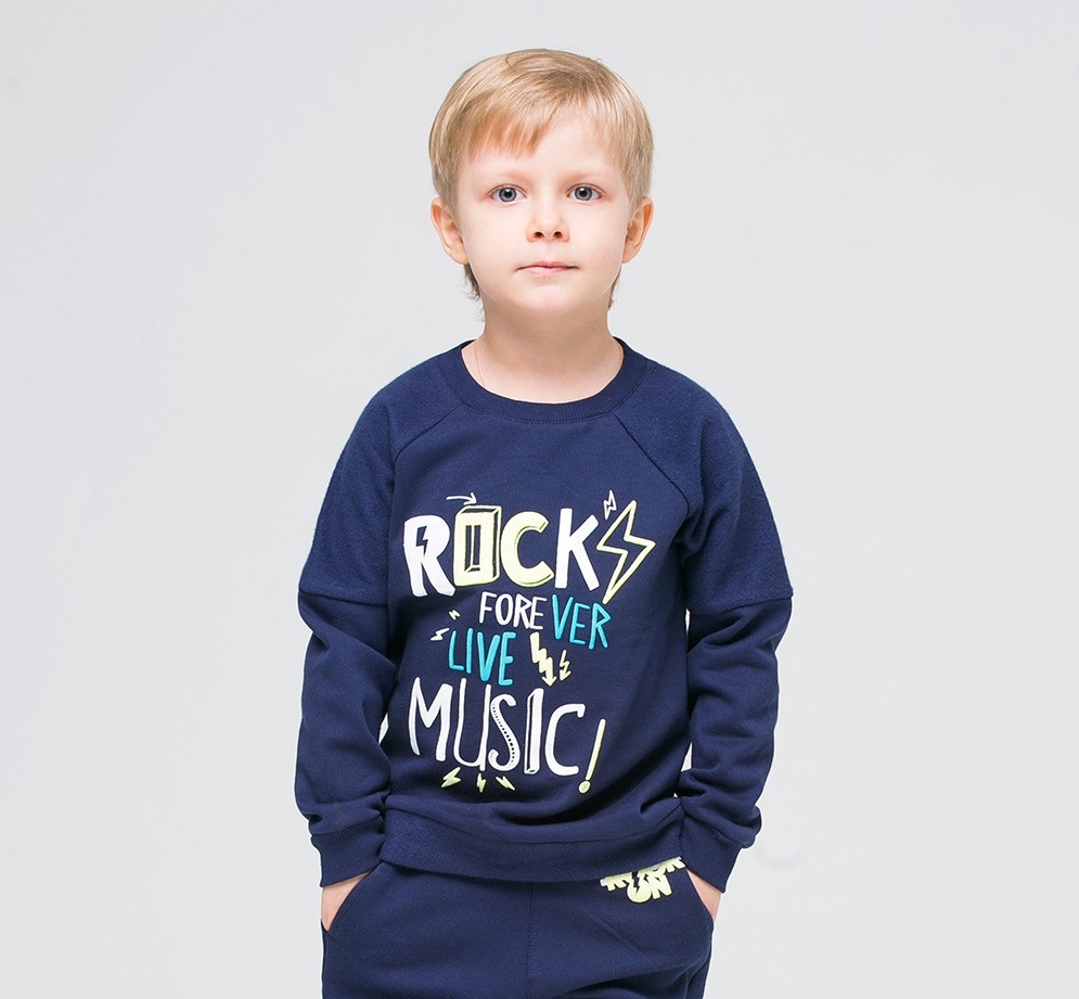 картинка Джемпер для мальчика Crockid К 300486 глубокий синий2 к122 от магазина детских товаров ALiSa
