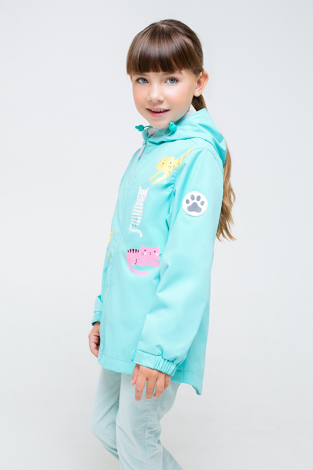 картинка Ветровка для девочки Crockid ВК 32098/1 ГР от магазина детских товаров ALiSa