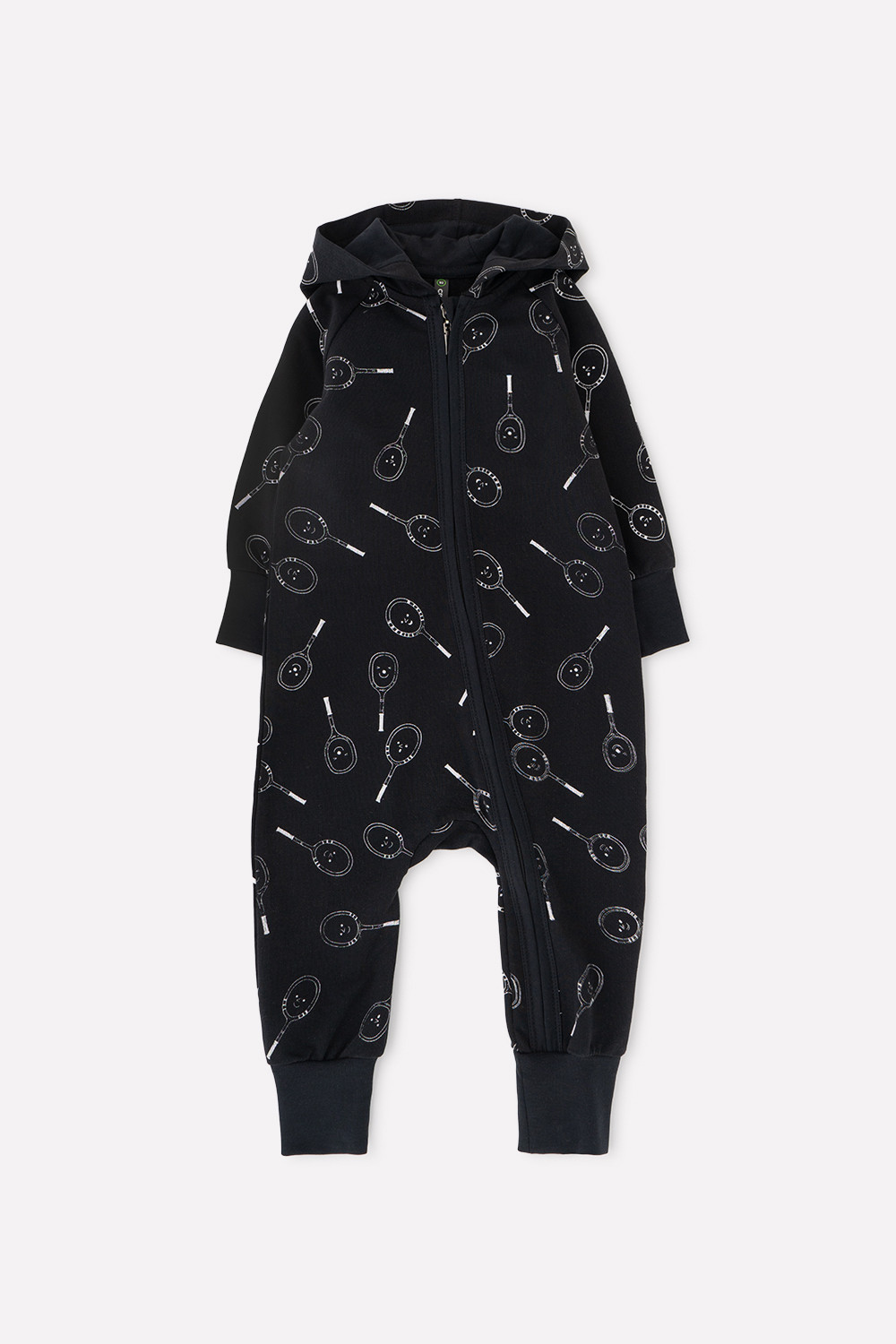 картинка Комбинезон для мальчика Crockid КР 6411 черный, теннисные ракетки к320 от магазина детских товаров ALiSa