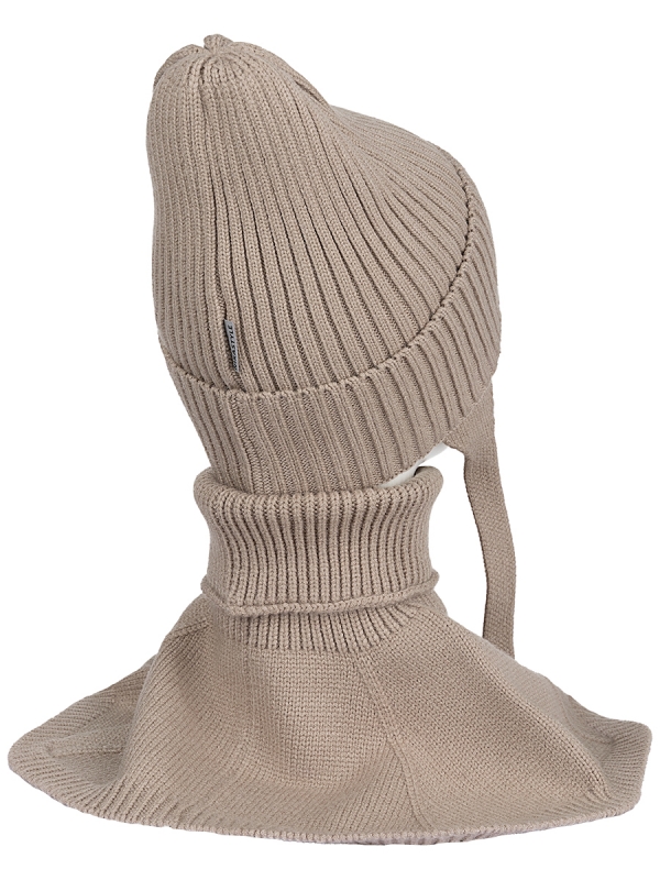картинка Комплект шапка манишка для девочки NIKASTYLE 12з16024 Беж от магазина детских товаров ALiSa