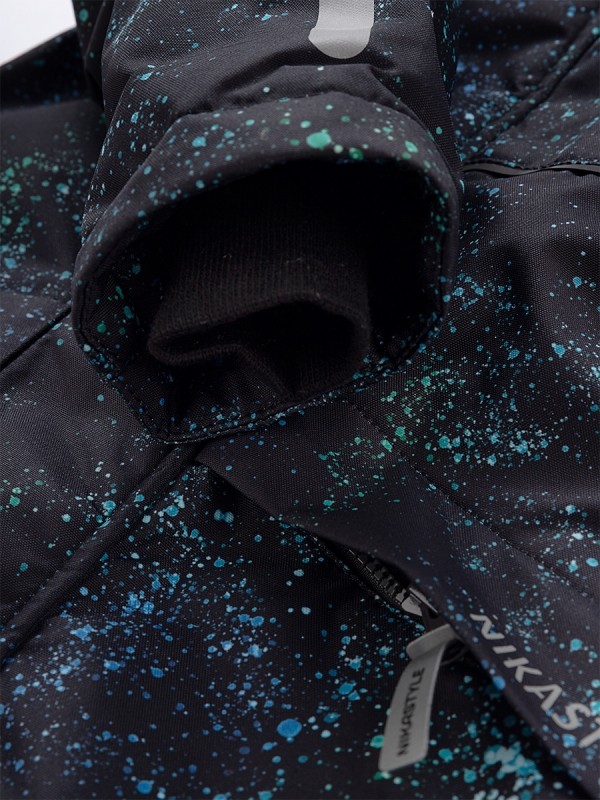 картинка Комбинезон зимний для мальчика NIKASTYLE 8з5324 Черный бирюза от магазина детских товаров ALiSa