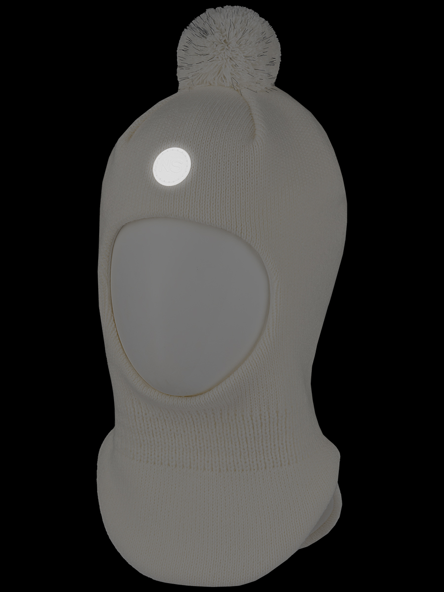 картинка Балаклава утепленная для девочки NIKASTYLE 10з15224 Молоко от магазина детских товаров ALiSa