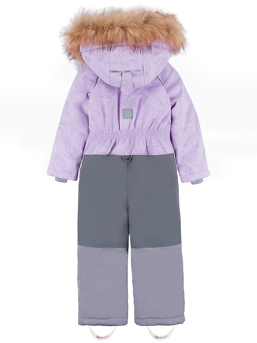 картинка Комбинезон зимний для девочки NIKASTYLE 8з2024 з24 Лаванда серый от магазина детских товаров ALiSa