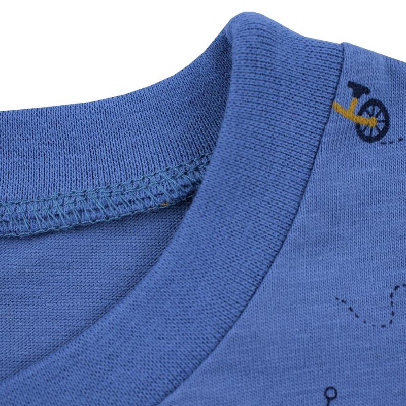 картинка Футболка для мальчика Youlala YLA 0954102601 Синий, велосипеды от магазина детских товаров ALiSa