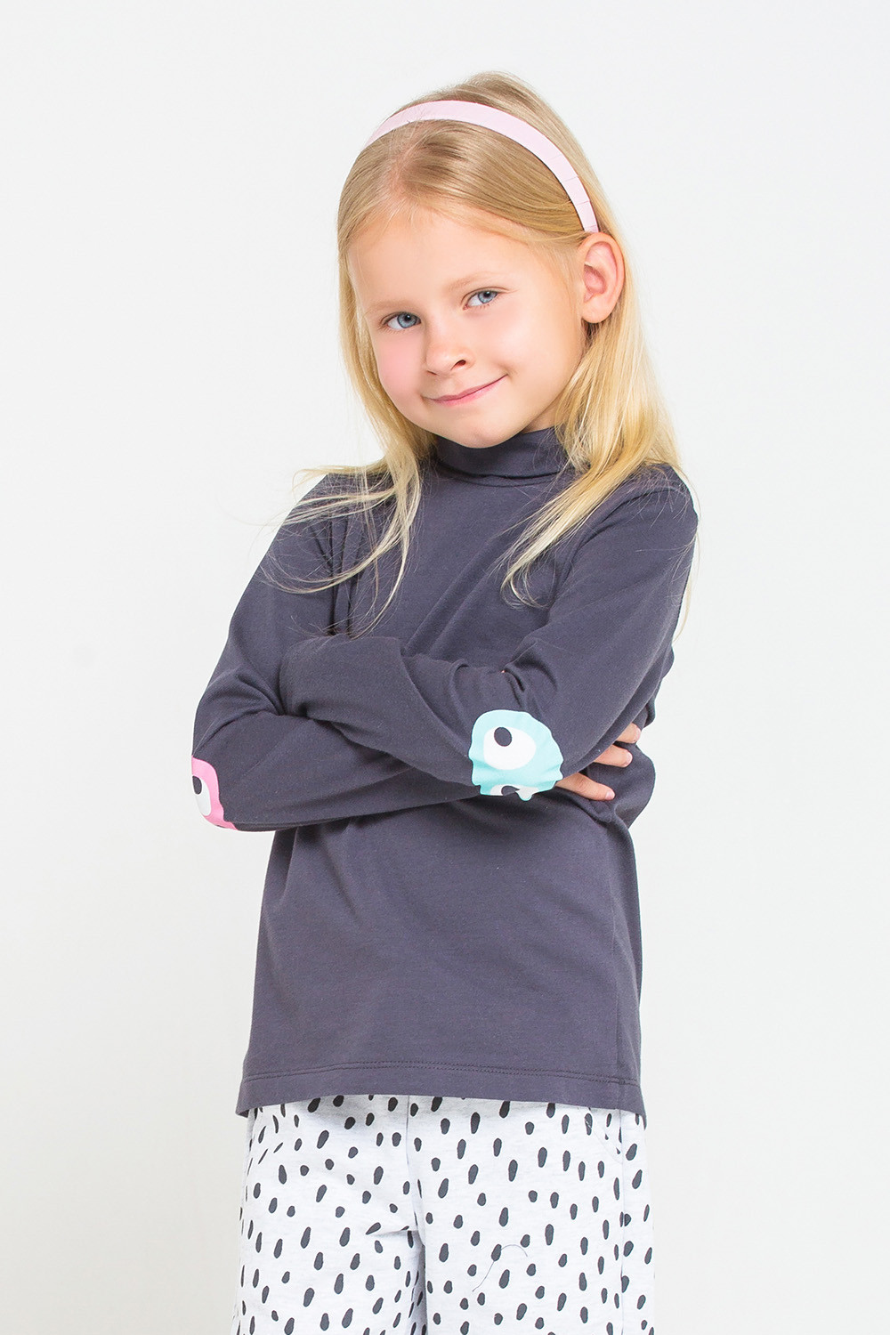 картинка Джемпер для девочки Crockid КР 300809 темно-серый к227 от магазина детских товаров ALiSa
