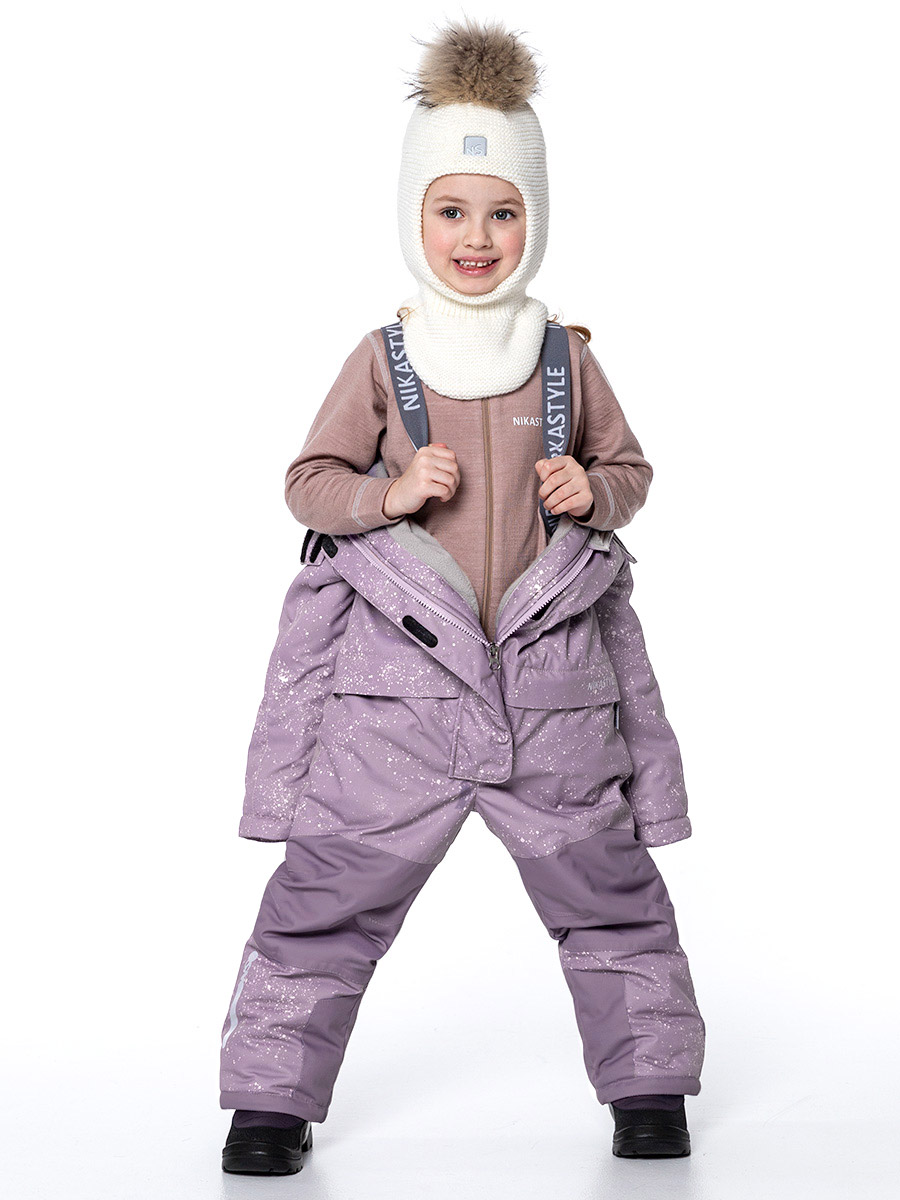 картинка Комбинезон зимний для девочки NIKASTYLE 8з5224 з24 Орхидея розовый от магазина детских товаров ALiSa