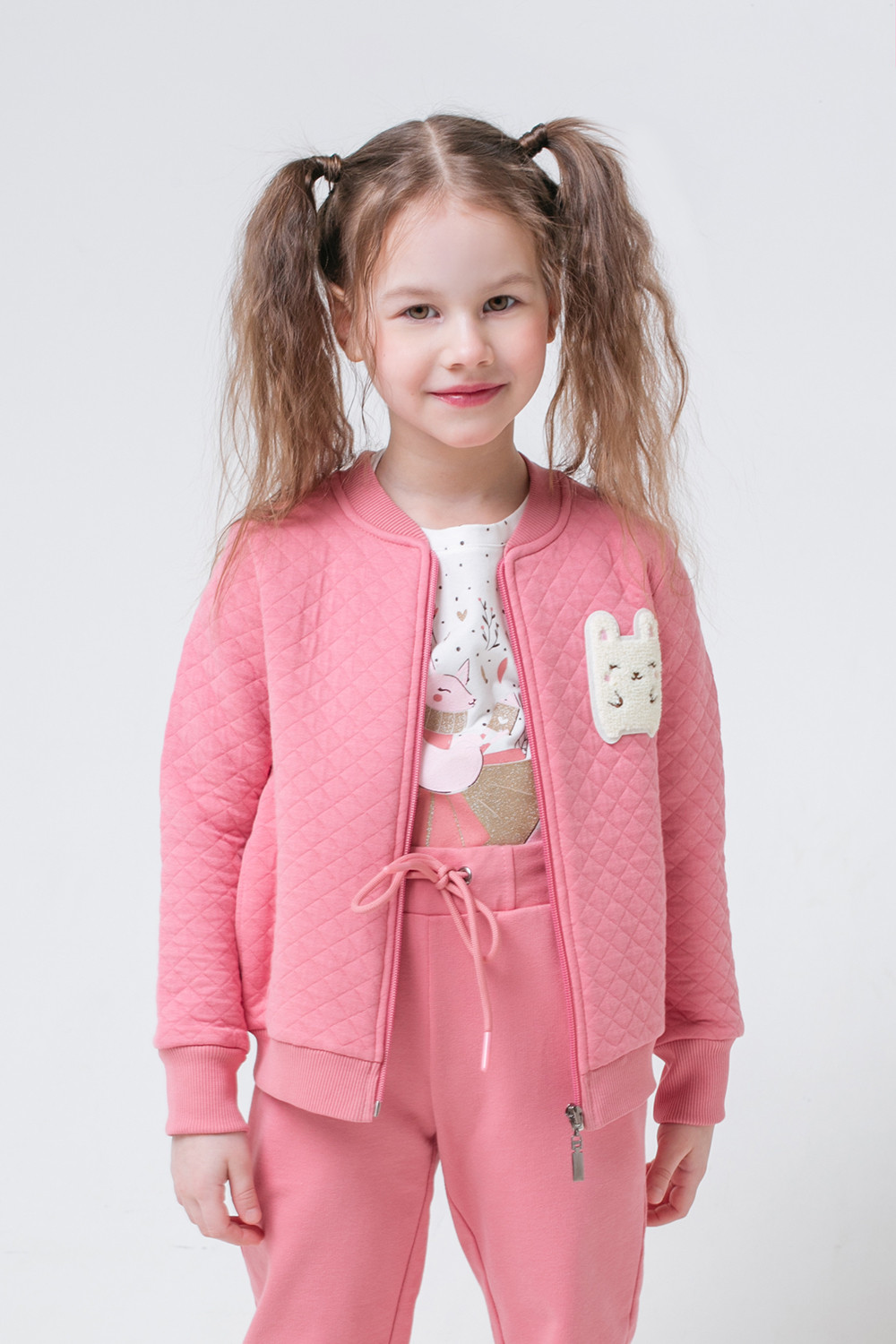 картинка Куртка для девочки Crockid КР 301469 королевский розовый к303 от магазина детских товаров ALiSa