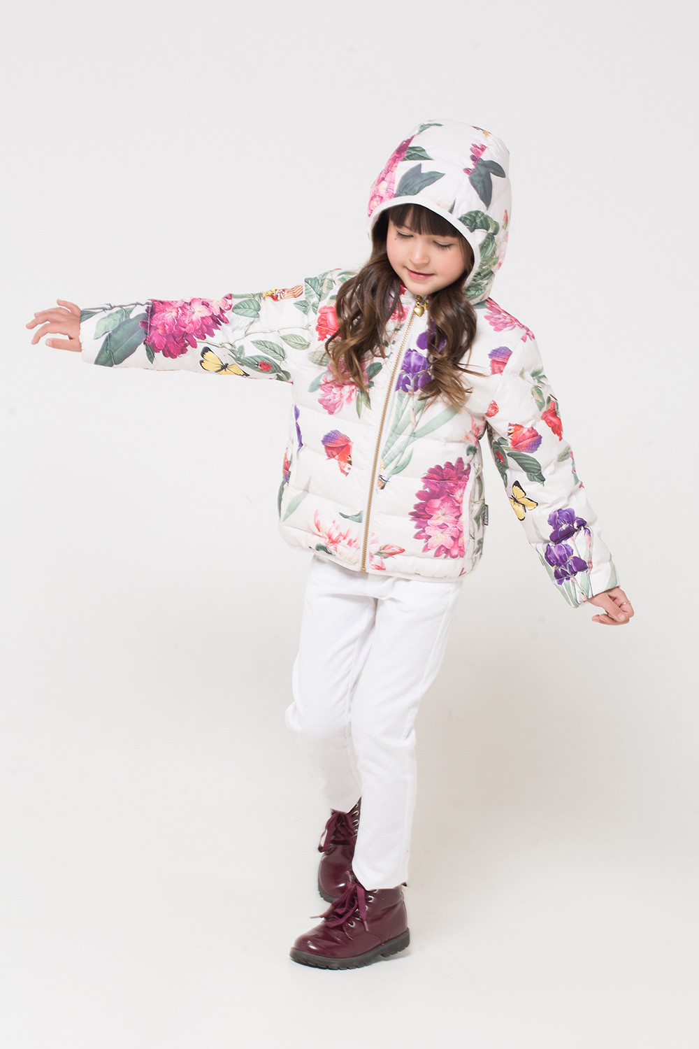 картинка Куртка демисезонная утепленная для девочки Crockid ВК 32092/н/1 ГР от магазина детских товаров ALiSa