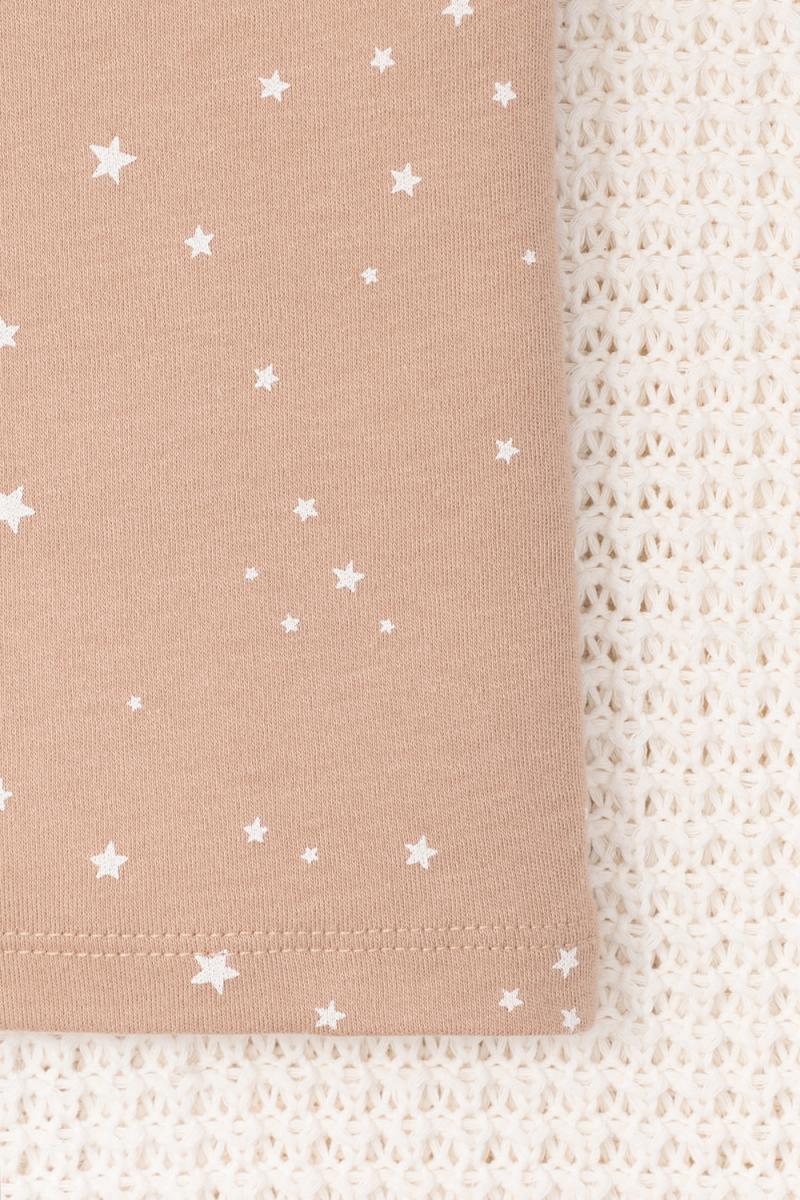 картинка Футболка для мальчика Crockid К 301154 свет звезд на темно-бежевом от магазина детских товаров ALiSa