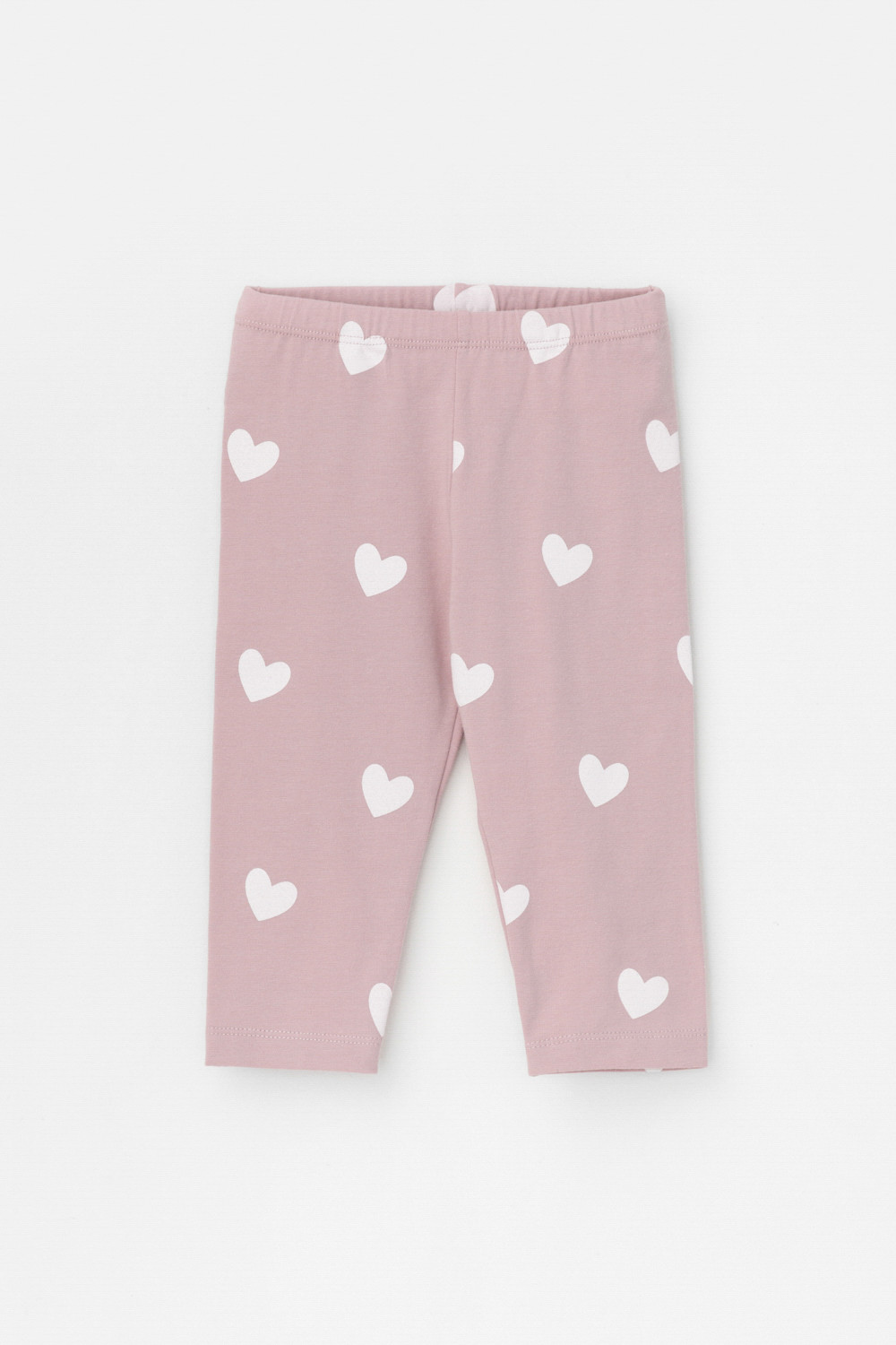 картинка Бриджи для девочки Crockid КР 4036 розово-сиреневый, сердечки к449 от магазина детских товаров ALiSa