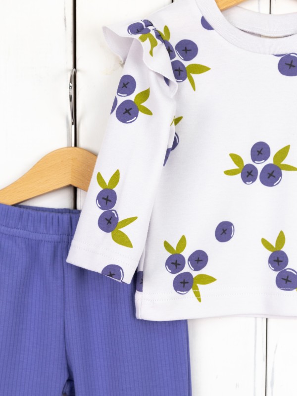 картинка Комплект для девочки Baby Boom КД521/1-И я727 Голубика + сиреневый от магазина детских товаров ALiSa