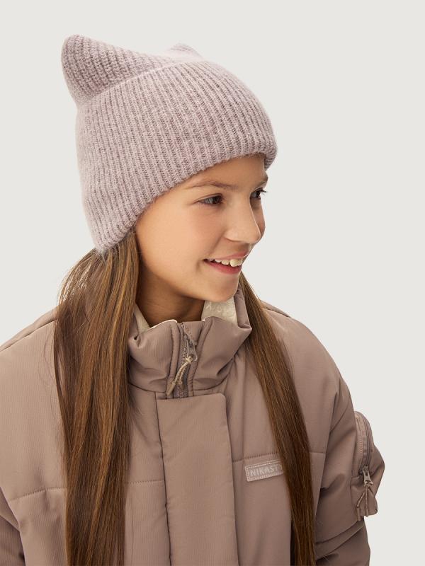 картинка Шапка зимняя для девочки NIKASTYLE 11з16425 Какао от магазина детских товаров ALiSa