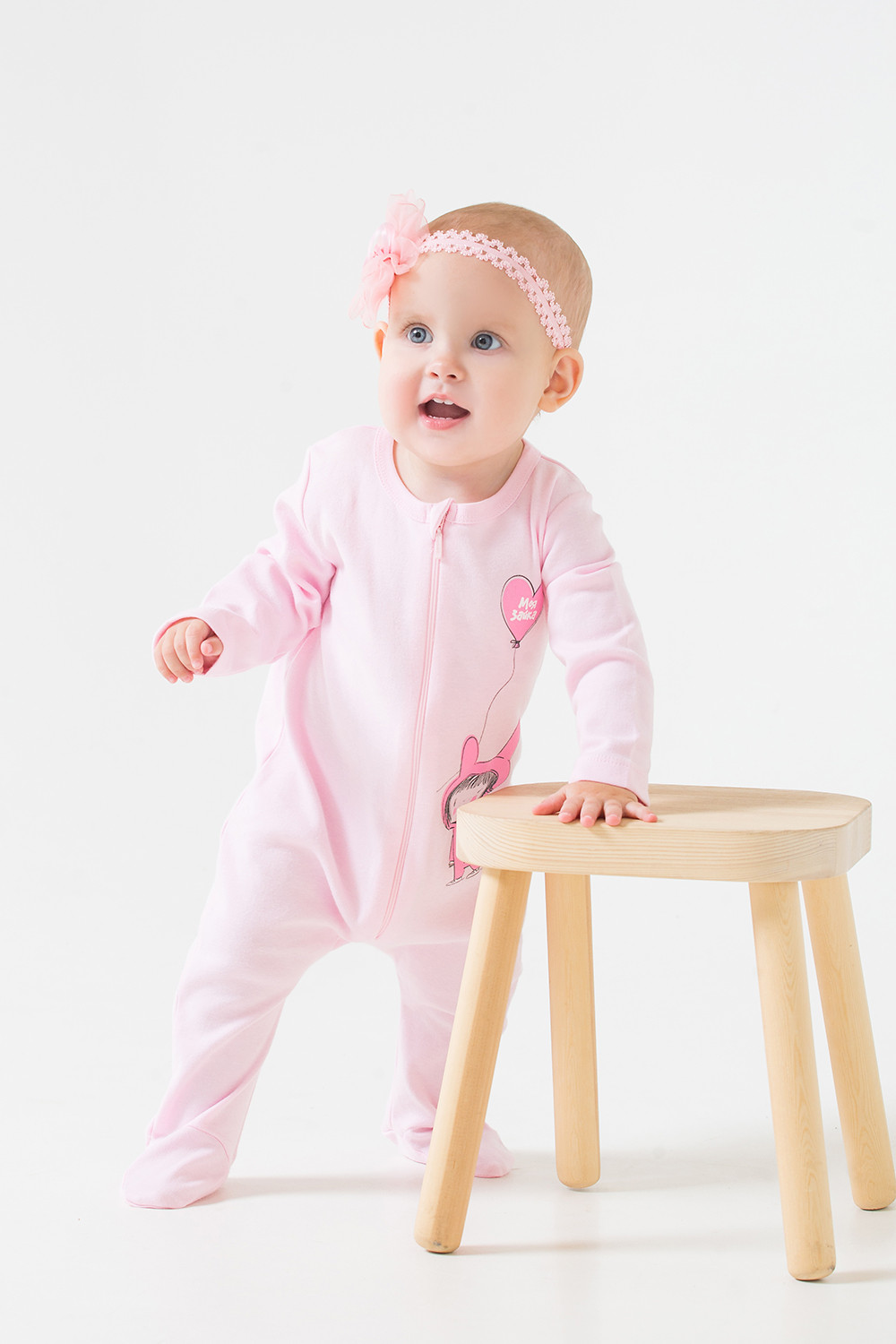 картинка Комбинезон для девочки Crockid К 6149 нежно-розовый (детки) от магазина детских товаров ALiSa