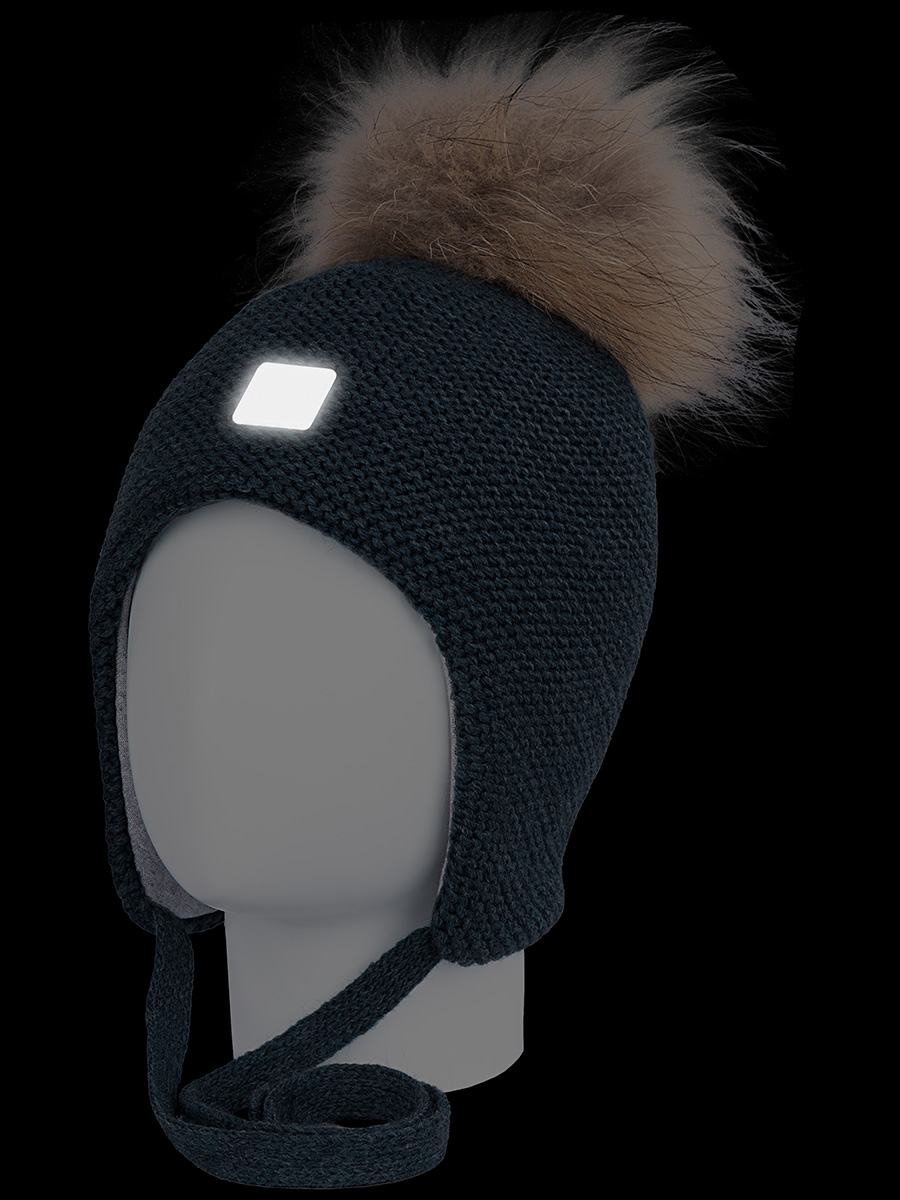 картинка Шапка утепленная для мальчика NIKASTYLE 11з10123 джинсовый от магазина детских товаров ALiSa