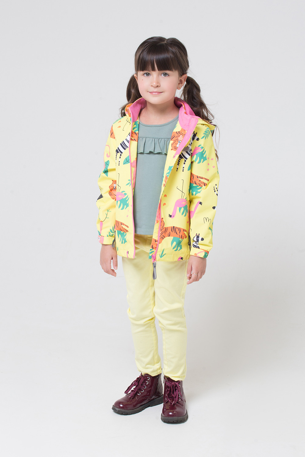 картинка Куртка ветровочная для девочки Crockid ВК 32090/н/2 ГР от магазина детских товаров ALiSa