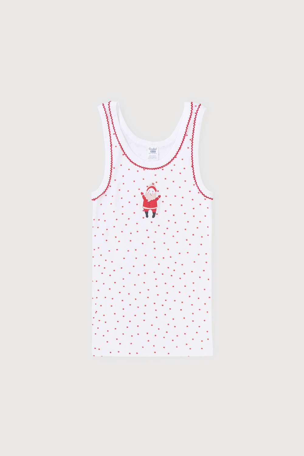 картинка Майка для девочки Crockid К 1066 мелкие звездочки на сахаре от магазина детских товаров ALiSa