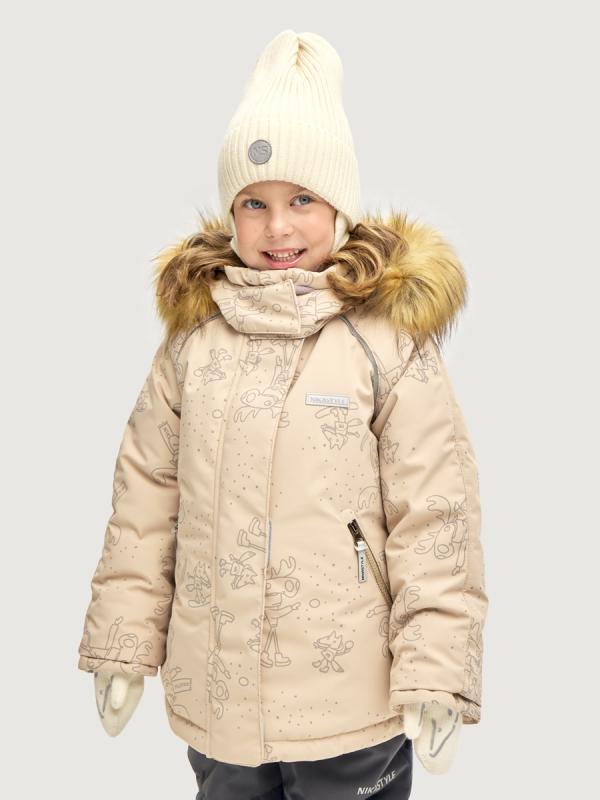 картинка Комплект для девочки NIKASTYLE 7з0825 Латте Серый от магазина детских товаров ALiSa