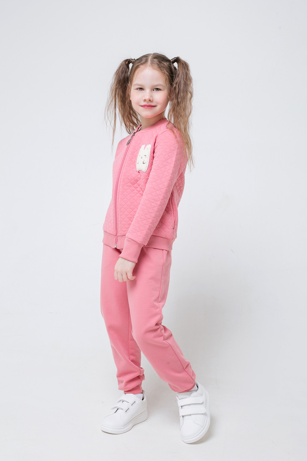 картинка Брюки для девочки Crockid КР 400082 королевский розовый к303 от магазина детских товаров ALiSa