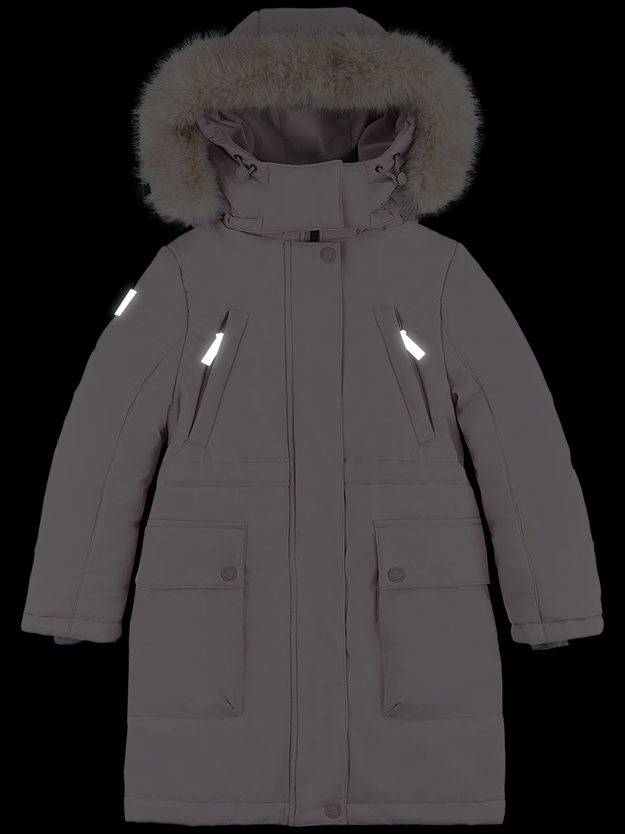 картинка Парка зимняя для девочки NIKASTYLE 5з3824 Пудра от магазина детских товаров ALiSa