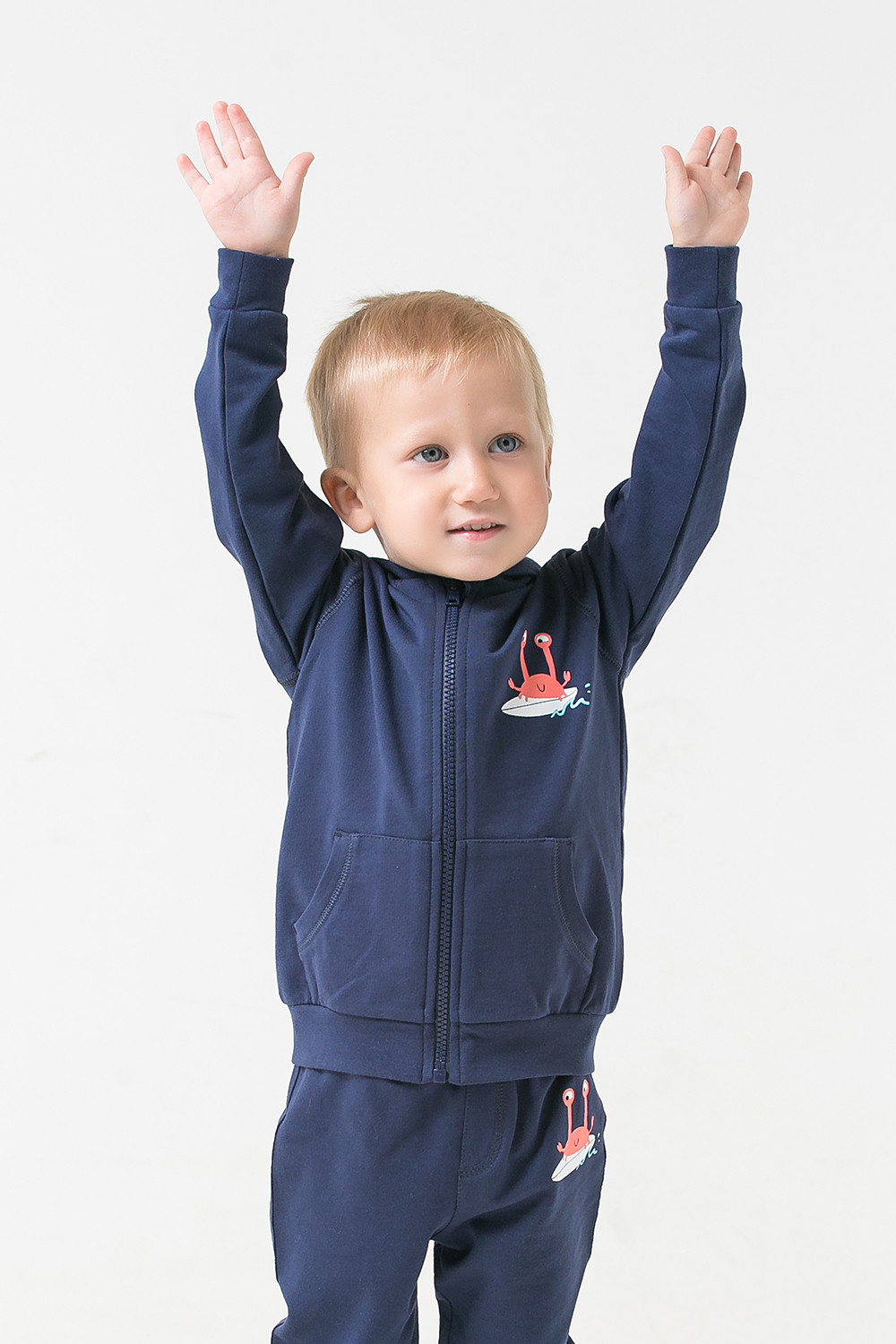 картинка Куртка для мальчика Crockid КР 301246 морской синий к286 от магазина детских товаров ALiSa