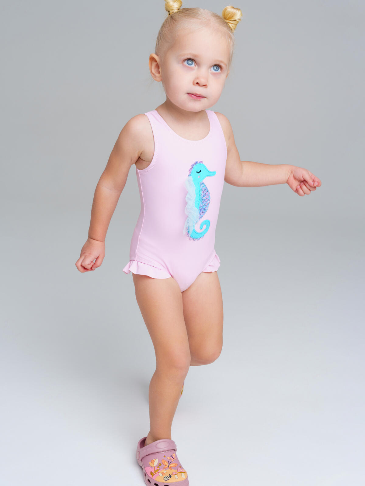 картинка Купальник для девочки PL 12523024 Светло-розовый от магазина детских товаров ALiSa