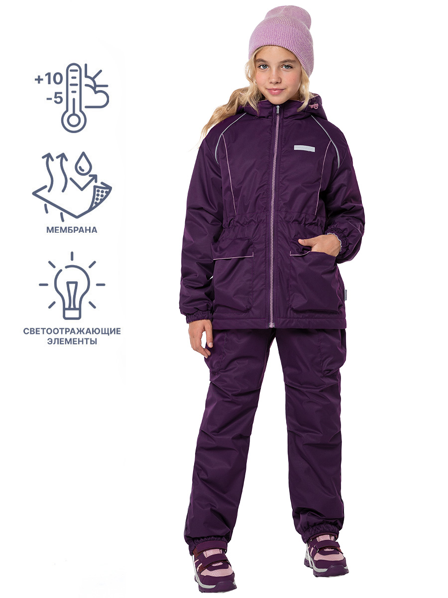 картинка Комплект утепленный для девочки NIKASTYLE 7м2424 вишня пудра от магазина детских товаров ALiSa