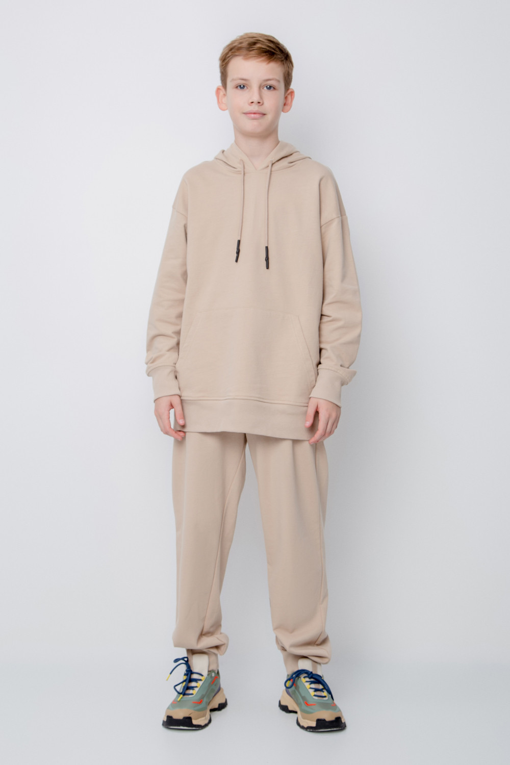 картинка Брюки для мальчика Crockid КБ 400552 темно-бежевый от магазина детских товаров ALiSa