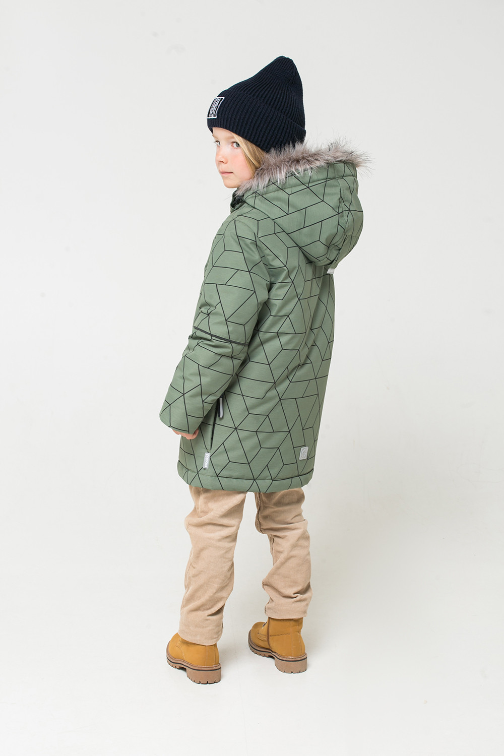 картинка Куртка удлиненная зимняя для мальчика Crockid ВК 36055/н/1 УЗ от магазина детских товаров ALiSa