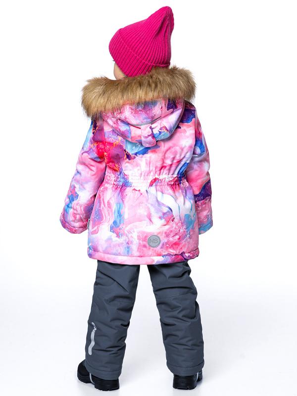 картинка Комплект зимний для девочки NIKASTYLE 7з1224 Розовый серый от магазина детских товаров ALiSa