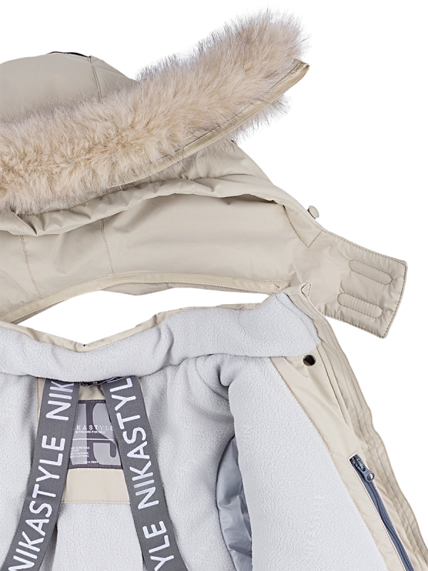 картинка Парка зимняя для девочки NIKASTYLE 5з4024 Беж от магазина детских товаров ALiSa