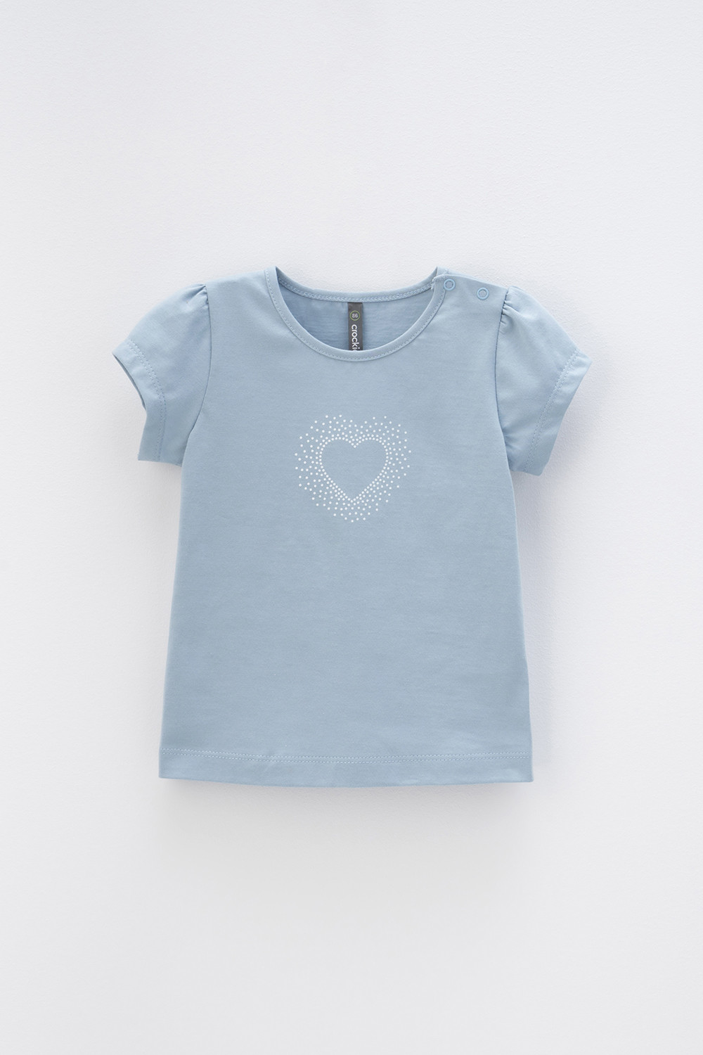 картинка Футболка для девочки Crockid КР 302219 пыльно-синий к419 от магазина детских товаров ALiSa