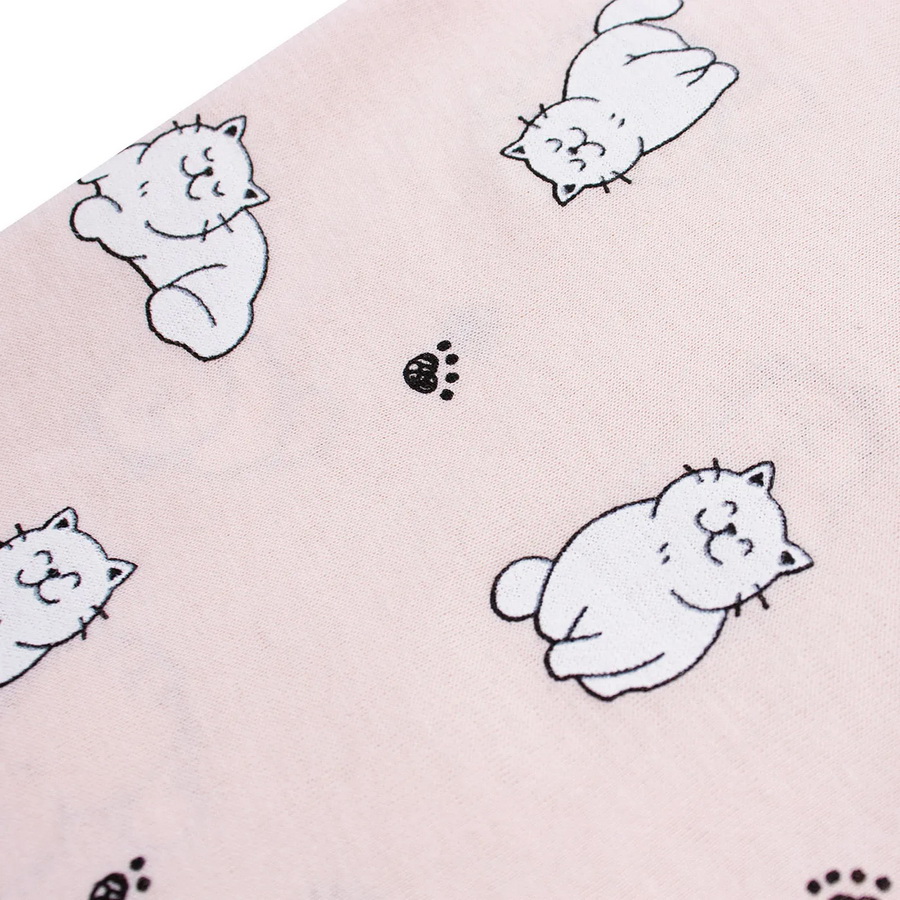 картинка Пижама для девочки Youlala 0936101903 Персиковй коты от магазина детских товаров ALiSa