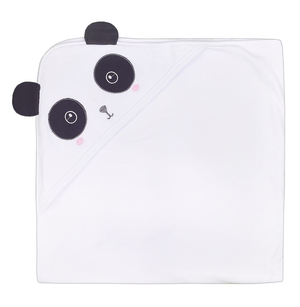 картинка Простынка для купиния Crockid К 8500 белый (панда) от магазина детских товаров ALiSa