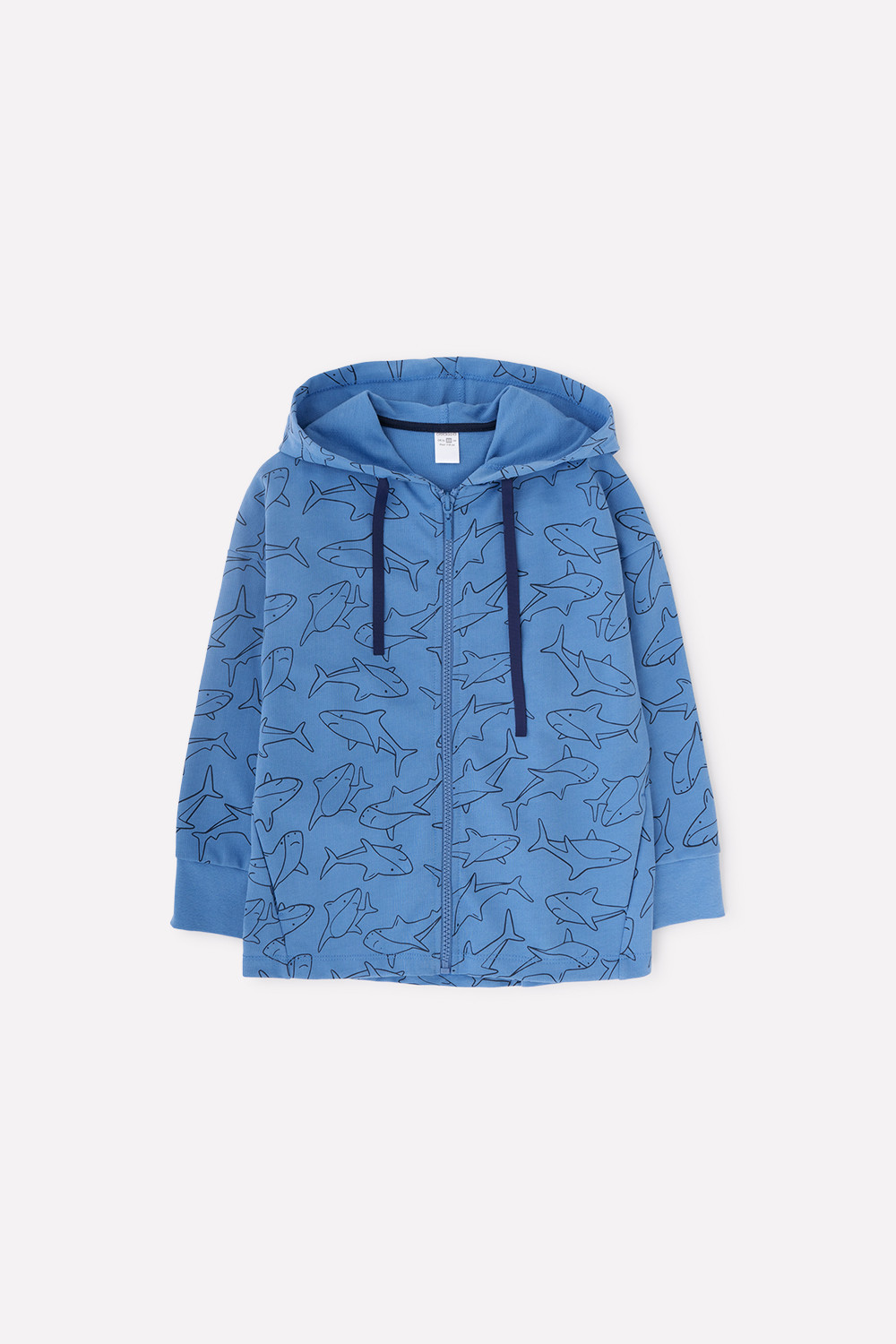 картинка Куртка для мальчика Crockid К 301748 дымчато-синий, акулы к1285 от магазина детских товаров ALiSa