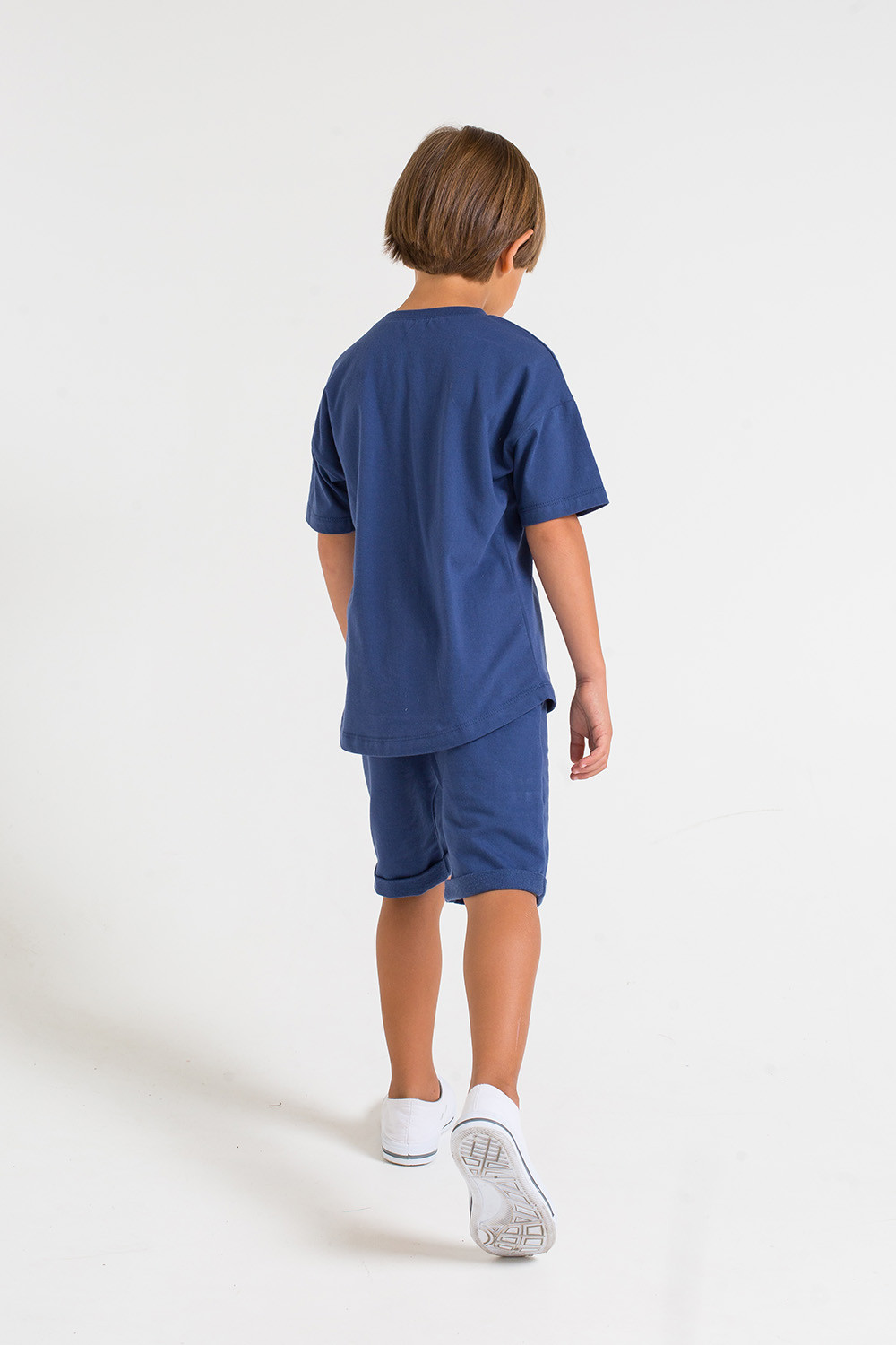 картинка Футболка для мальчика Crockid КР 300923 темно-синий к248 от магазина детских товаров ALiSa