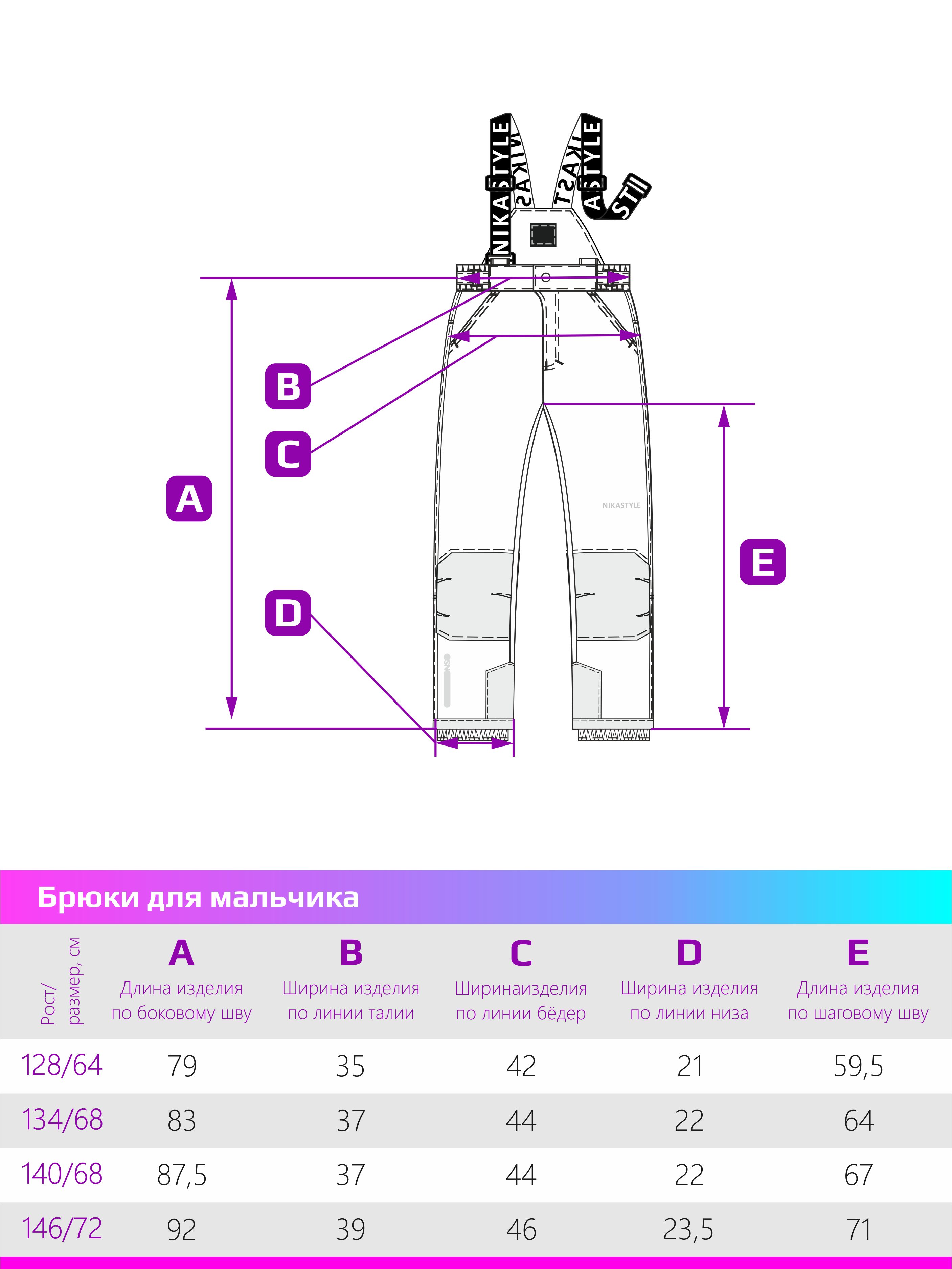 картинка Брюки зимние NIKASTYLE 2з4724 Черный от магазина детских товаров ALiSa