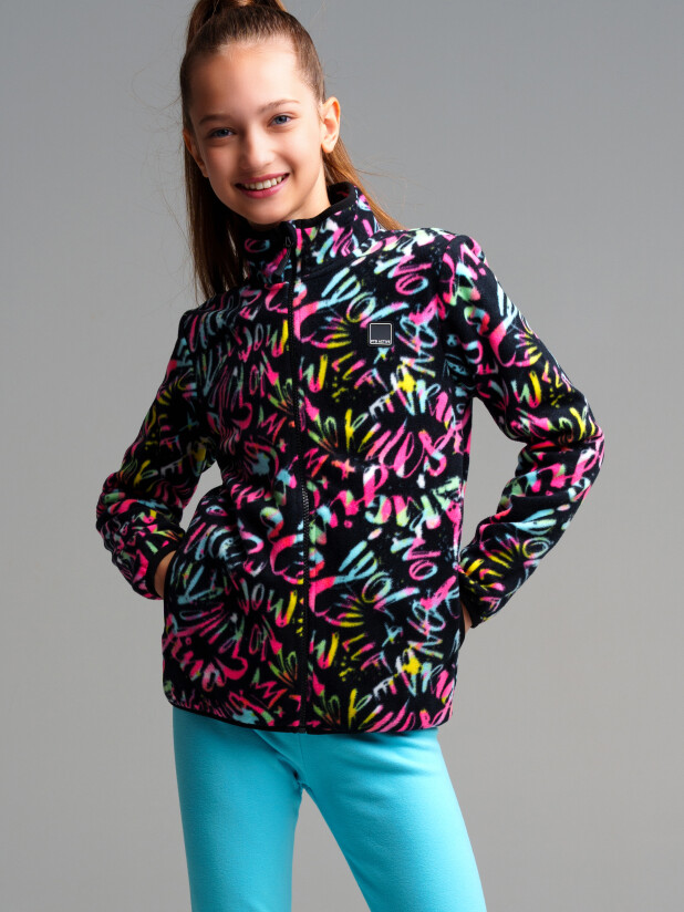 картинка Куртка флисовая для девочки PL 32321395 от магазина детских товаров ALiSa