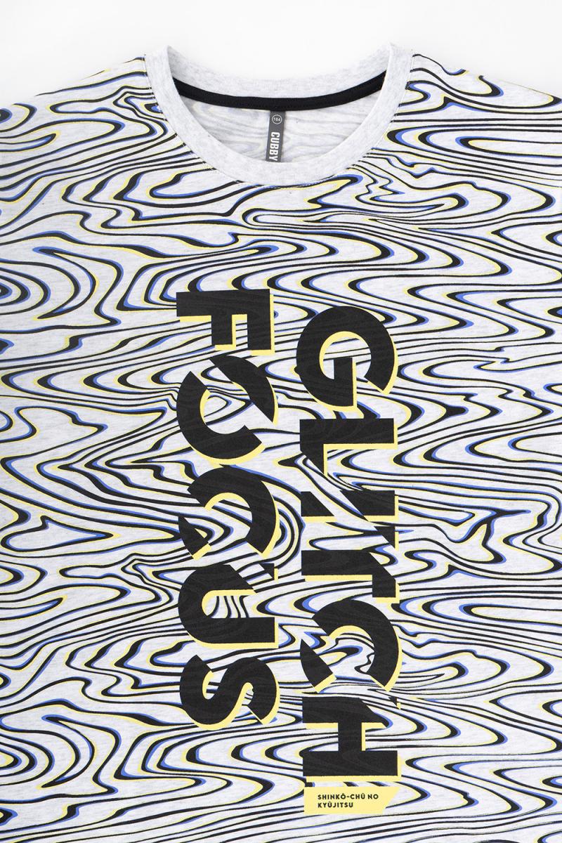 картинка Футболка для мальчика КБ 301783 светло-серый меланж к66 от магазина детских товаров ALiSa