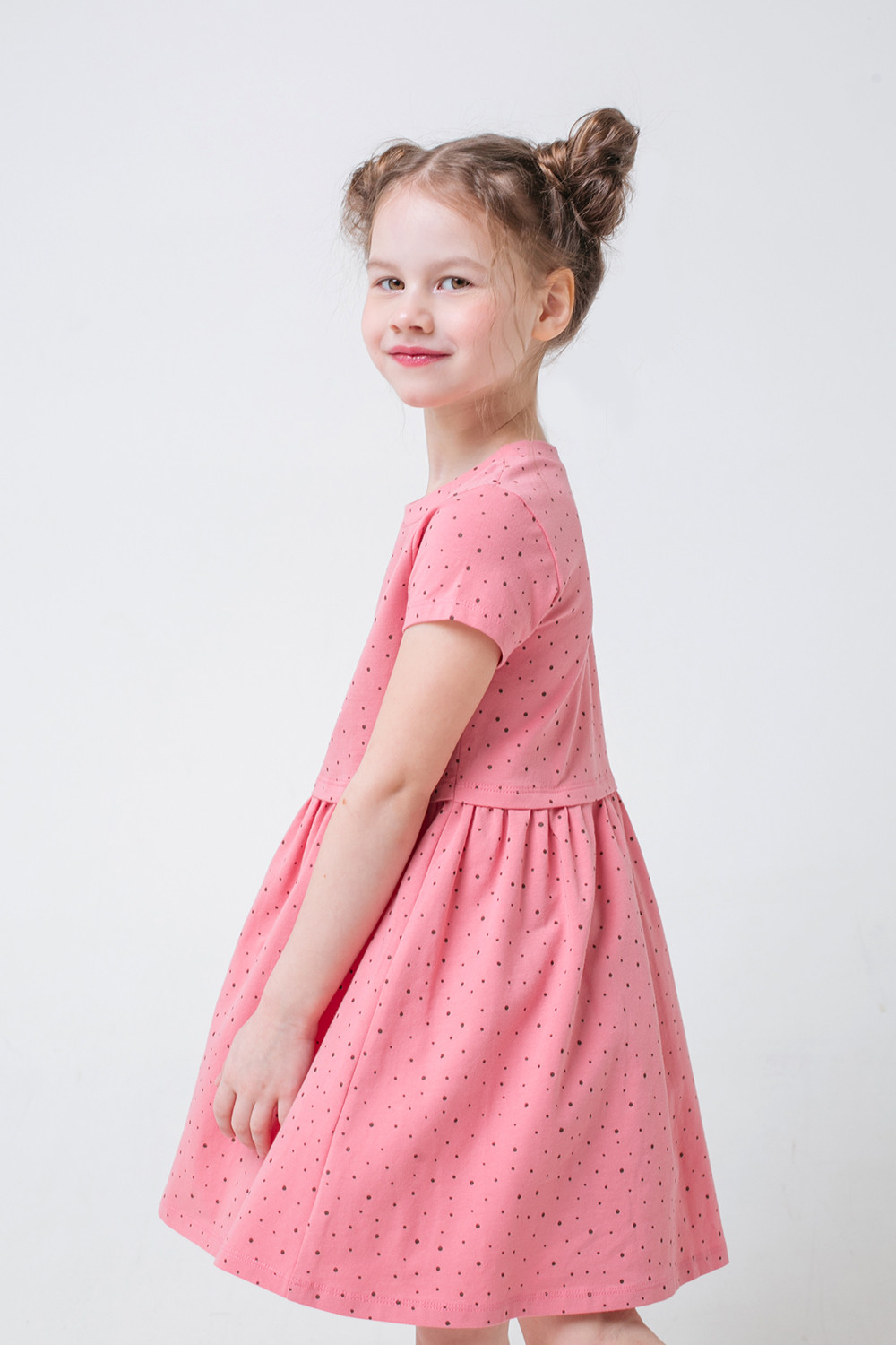 картинка Платье для девочки Crockid КР 5715 королевский розовый, крупинки к303 от магазина детских товаров ALiSa