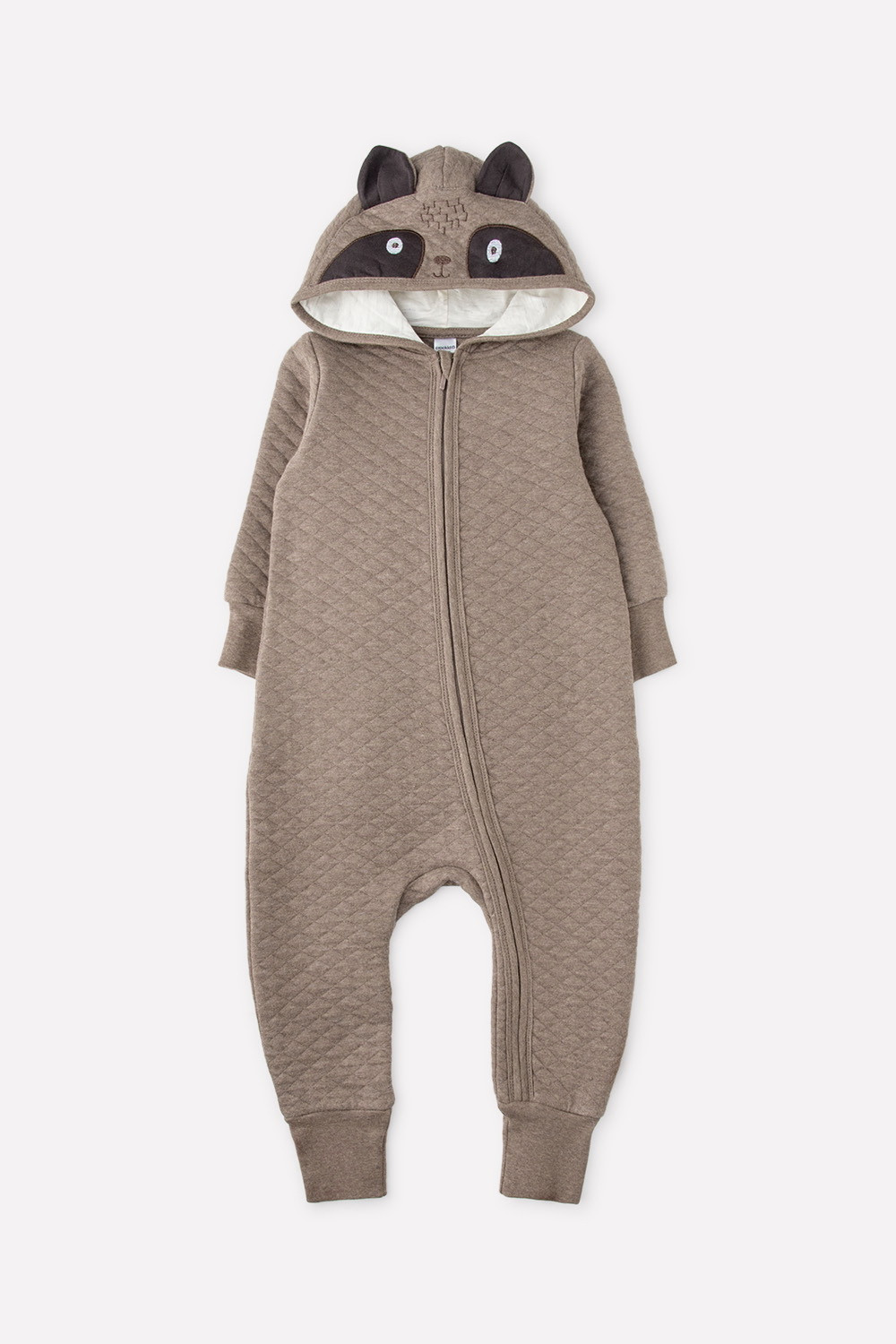 картинка Комбинезон для мальчика Crockid КР 6393 коричневый меланж к310 от магазина детских товаров ALiSa