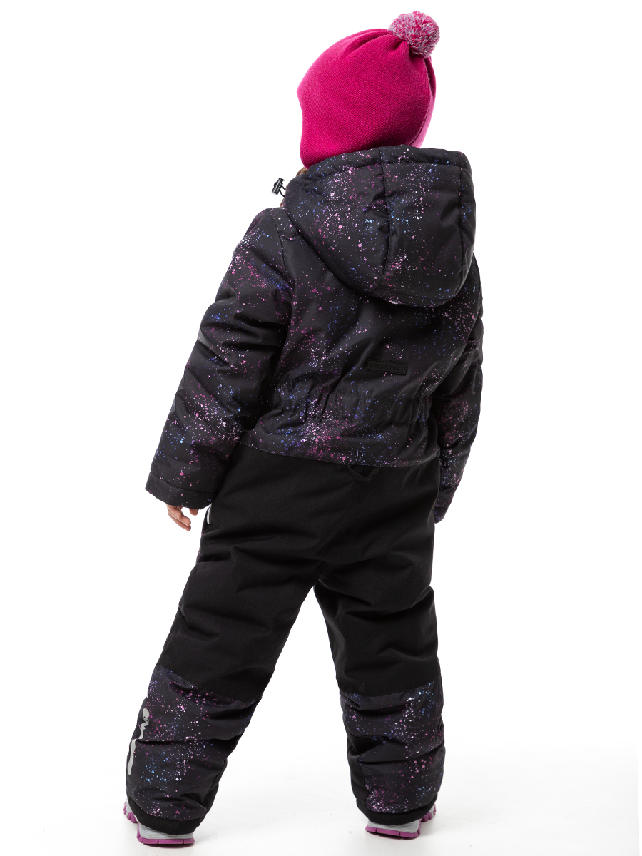 картинка Комбинезон зимний для девочки NIKASTYLE 8з5224 з24 Черный фуксия от магазина детских товаров ALiSa