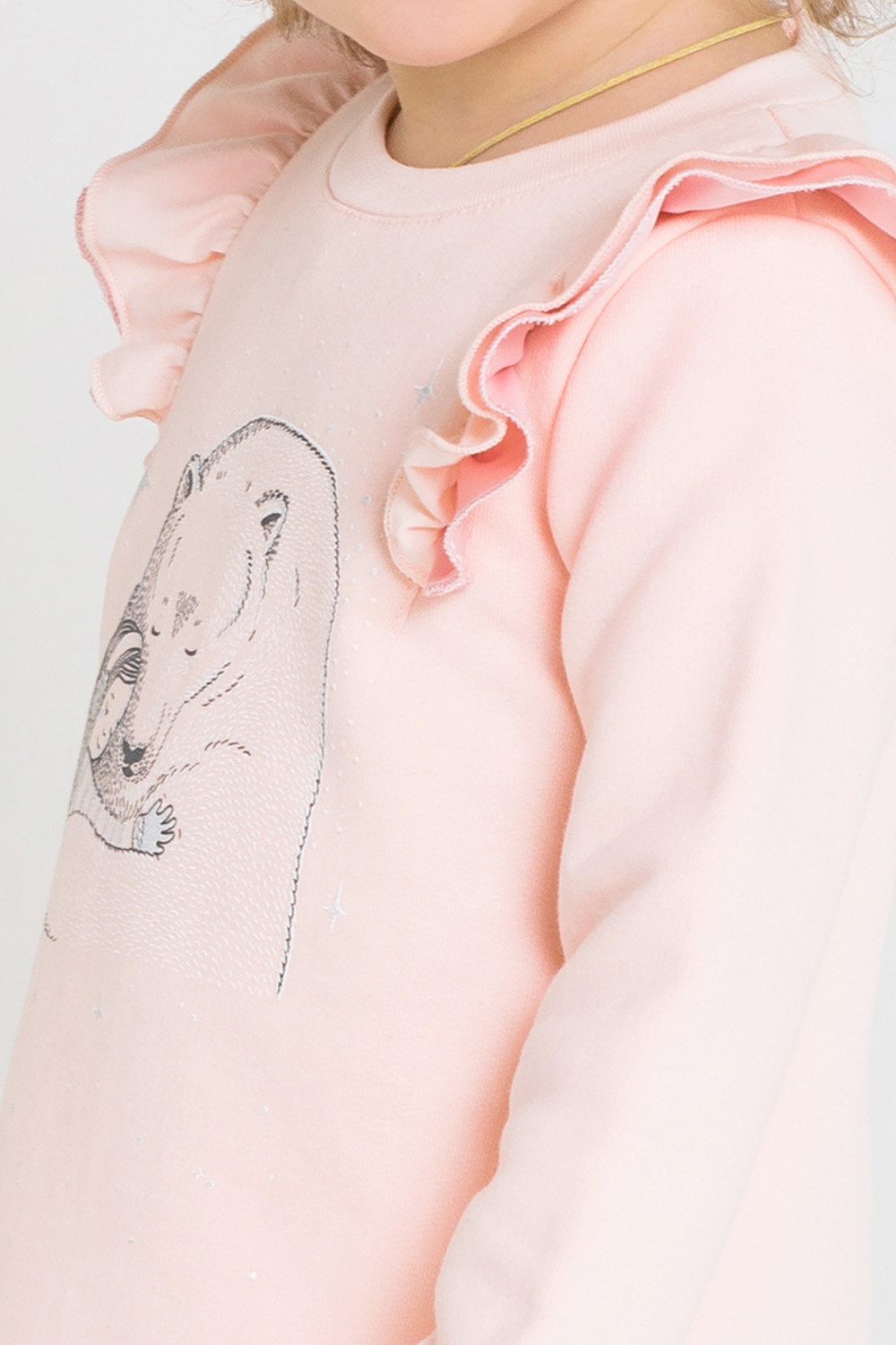 картинка Платье для девочки Crockid КР 5552 светло-розовый к217 от магазина детских товаров ALiSa
