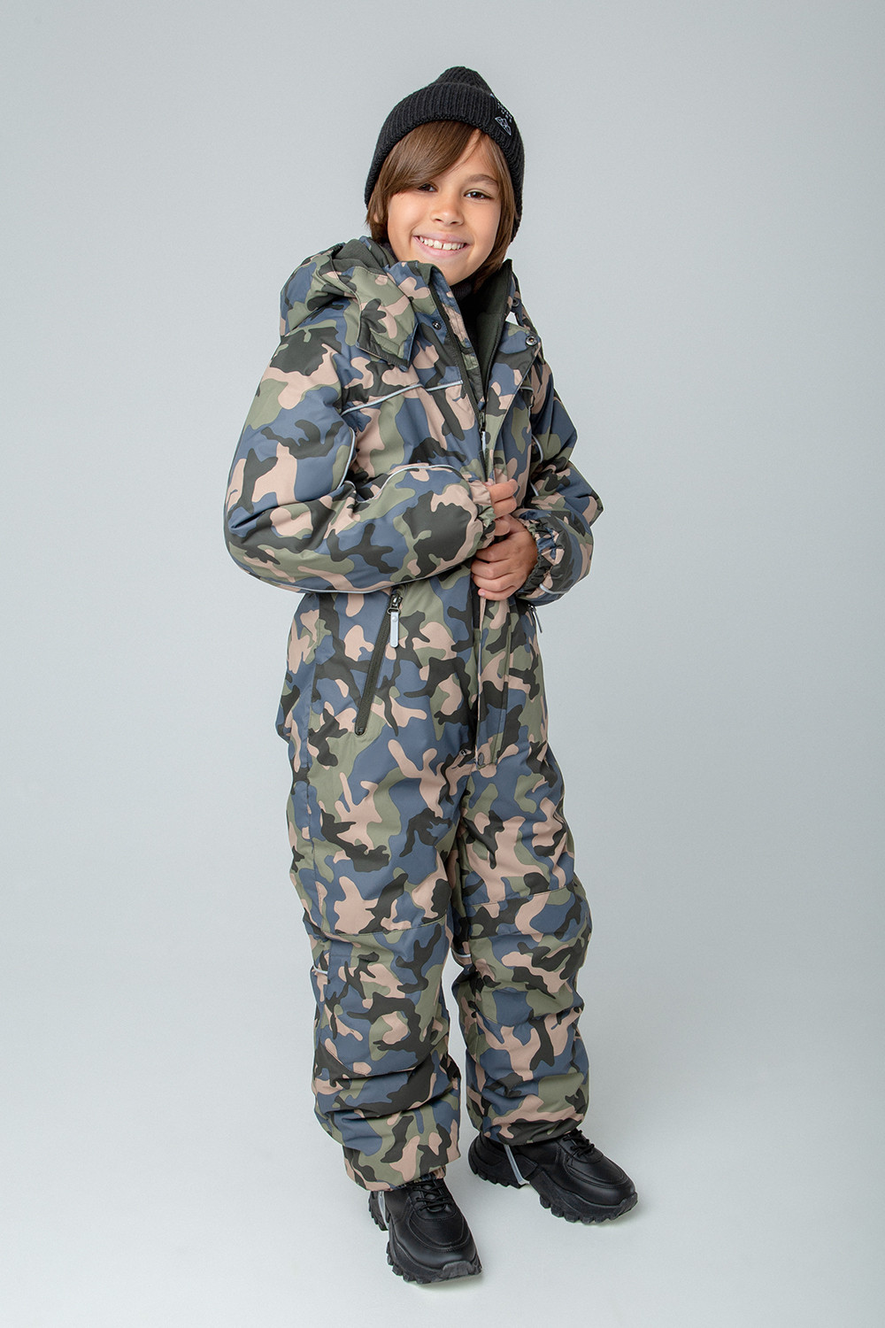 картинка Комбинезон зимний для мальчика Crockid ВК 60079/н/2 ГР от магазина детских товаров ALiSa