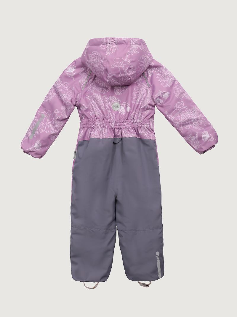 картинка Комбинезон утеплённый для девочки NIKASTYLE 8м1825 Орхидея серый от магазина детских товаров ALiSa