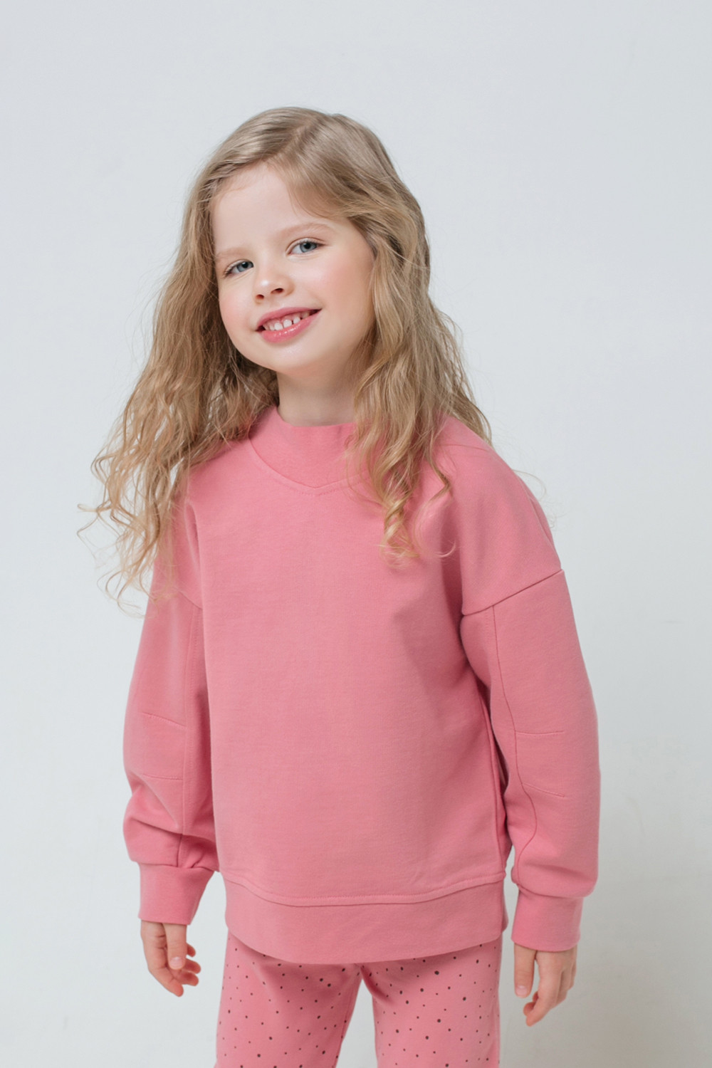 картинка Джемпер для девочки Crockid КР 301466 королевский розовый к303 от магазина детских товаров ALiSa